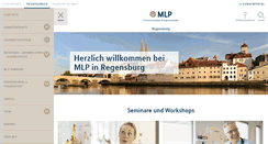 Desktop Screenshot of mlp-regensburg.de